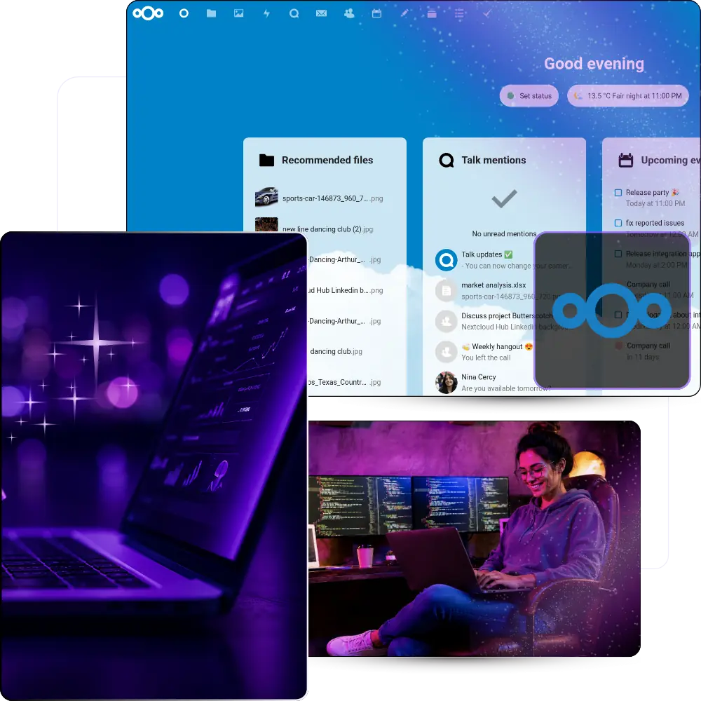 Nextcloud VPS hosting - Nextcloud hosting for a small business or team
